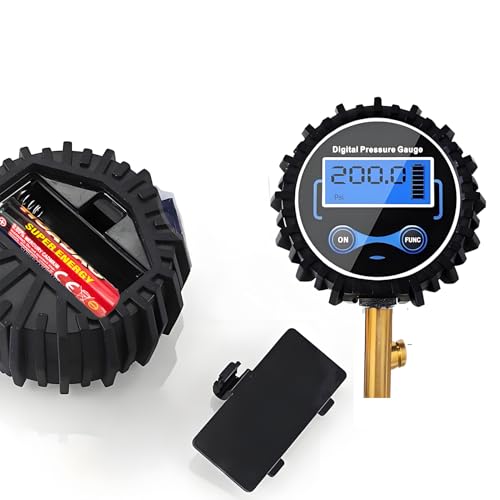 PINKJOY Digital Tire Pressure Gauge 250 PSI - Accurate Air Pressure Gauge for Tires with Easy-to-Read Numbers & 45 Angle Chuck