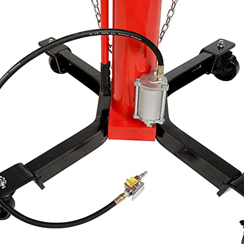 AFF Telescoping Transmission Jack - Truck Transmission Floor Jack with Universal Head and Wide Base (Multiple Weight Capacities) - size: 1,100 lbs Capacity, style: Air Assist