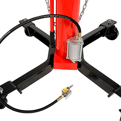 AFF Telescoping Transmission Jack - Truck Transmission Floor Jack with Universal Head and Wide Base (Multiple Weight Capacities) - size: 1,100 lbs Capacity, style: Air Assist