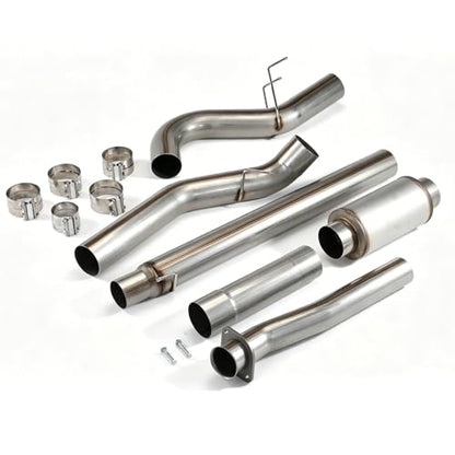 Stainless Steel Exhaust Pipes for 2020-2022 Ford F-250 F-350 F-450 SuperDuty 6.7L 5" Powerstroke Diesel - size: for 2020-2022 Ford F250 F350 F450