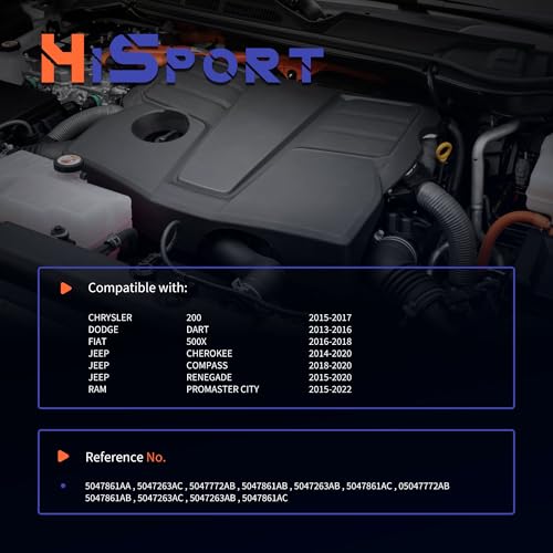 HiSport 5047772AB 5047263AB Thermostat Housing Assembly