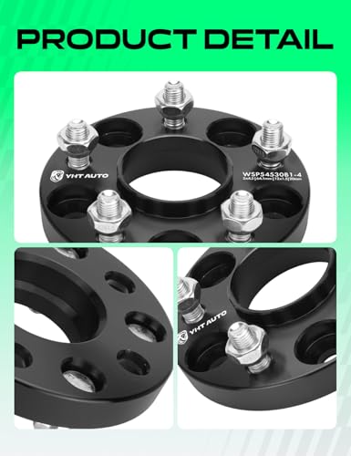 YHTAUTO 5x4.5 Hub Centric Wheel Spacers 20 mm for Acura, Honda - size: 20mm Thickness, style: 4 PCS