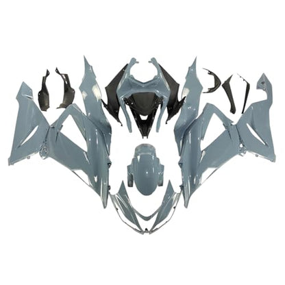 Cement Grey Fairings for Kawasaki ZX6R 2013 14 15 2018 Injection Bodywork - color: Cement Grey