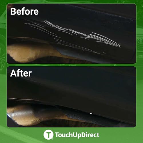 TouchUpDirect Car Paint Touch Up Spray Kit – Compatible with Chevrolet 41/41C/WA8555/GBA/20/WA848 Black Exact Match Auto Paint Kit with Car Color Spray and Clearcoat, for Repainting or Scratch Repair, Essential Kit - color: Black, style: Aerosol Spray - E