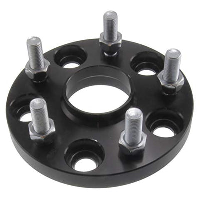 15mm Hub Centric Wheel Spacer Compatible with Mitsubishi Lancer, Eclipse & Outlander - 5x114.3 (5x4.5) Bolt Pattern, 67.1mm Hub Bore, 12x1.5 Studs, 6061-T6 Billet Aluminum, Black - Set of 4 - size: 15mm Hubcentric Wheel Spacers, style: 4x Wheel Spacers