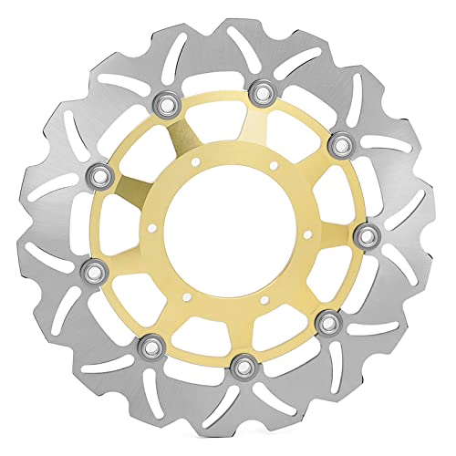 Front Rear Brake Disc Rotors Pads Kit for Honda CB 900 F HORNET 2002-2007 CB900F - color: Gold, size: CB 900 F HORNET 2002-2007