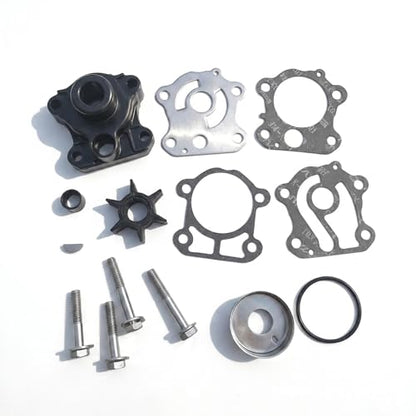 Water Pump Kit w/Housing 6H3-W0078-00 for Yamaha 50 60 70HP 2/4-Stroke - size: 18-3461