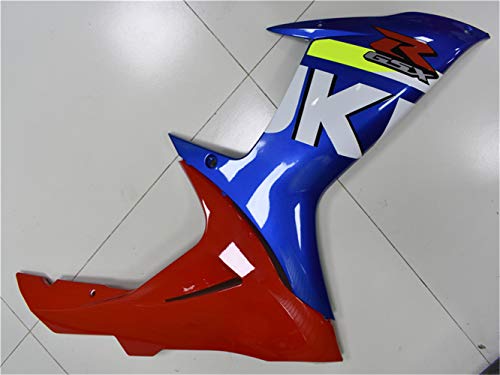 YTL Blue red Full Fairing Fit for Suzuki 2011-2026 GSXR 600/750 - color: 009 Blue red