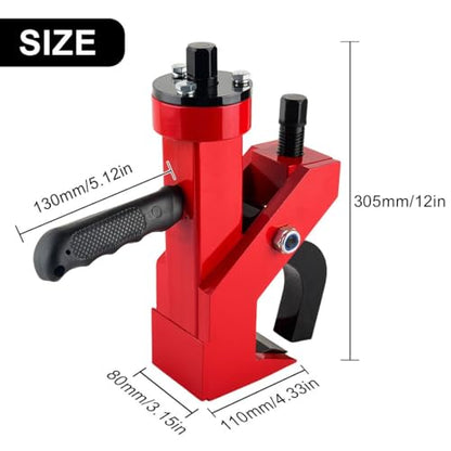 Manual Tire Bead Breaker fit for 14" - 22.5" Rim Tires Adjustable Hammer Tires Changer Tire Removal Tools for ATV SUV Truck Tractors Car and More (Red) - style: red Bead Breaker
