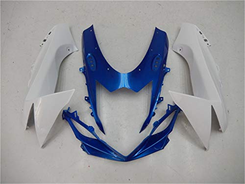YTL Blue white Full Fairing Fit for Suzuki 2011-2026 GSXR 600/750 - color: 005 Blue white