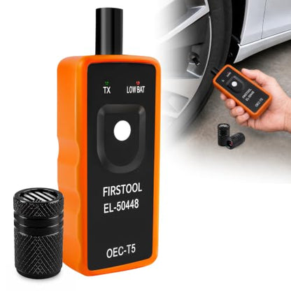 TPMS Relearn Tool w/4Pcs Tire Valve Stem Cap,TPMS Reset Tool for GM Vehicle - size: No Battery