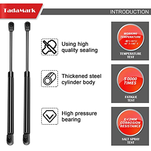 C16-02622 GSNI-5200-30 17 Inch 28lbs/127N Gas Strut 17.5" Gas Spring Shock Lift Support for Leer Camper Shell Snugtop Rear Window Truck Cap Topper Canopy, 2 PCS - size: 17 inch, style: 28 Lb