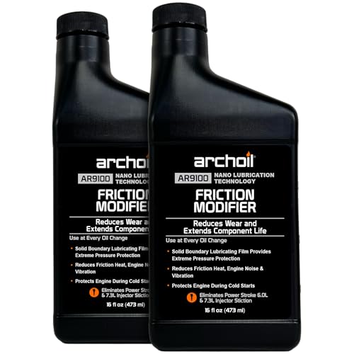 Archoil AR9100 Friction Modifier Value Pack - Two 16oz Bottles of AR9100 for Two Powerstroke Treatments… - size: AR9100 (16oz) - 2 Pack
