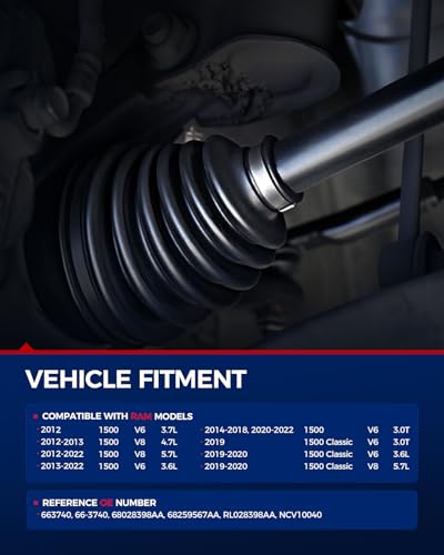 KAX CV Axle Shaft Assembly Front Driver & Passenger Side for Nissan Altima - size: Front - 60-6262 60-6264