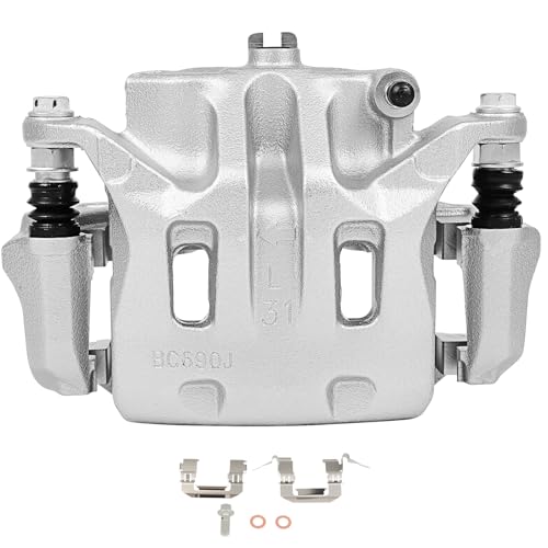 cciyu Front Left Disc Brake Caliper Assembly With Bracket 19B2870 - size: Front Left[19B2870]