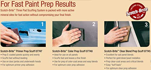 Cubitron Scotch-Brite Primer Prep Scuff 07747, 4-3/4 in x 15 ft - size: 30 Count (Pack of 1)