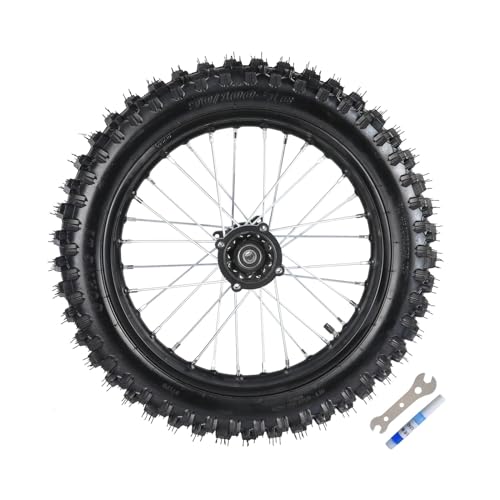 19"/16" Wheel Complete Upgrade Set 70/100-19 & 90/100-16 Dirt Bike Tire Wheels - Front and Rear Tires, Rims, Tubes & 420 53T Sprocket Rotors for Dirt Pit Bike Offroad Apollo 125cc 150cc 200cc