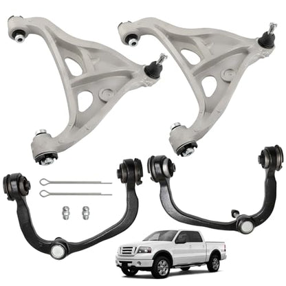 maXpeedingrods 4PC Front Upper Lower Control Arm Kit for Ford F-150 04-08 - size: 4PCS