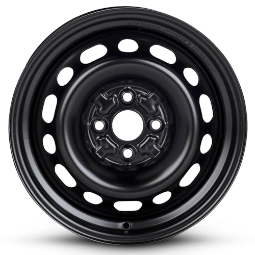 15x6 in Steel Wheel Rim 4 Lug 100mm 45mm Offset 54mm CB| Powder-Coated Black finish Fits 2004-2006 Scion xB | New OEM Replacement | 4261152120 - size: 15x6 inch - xB