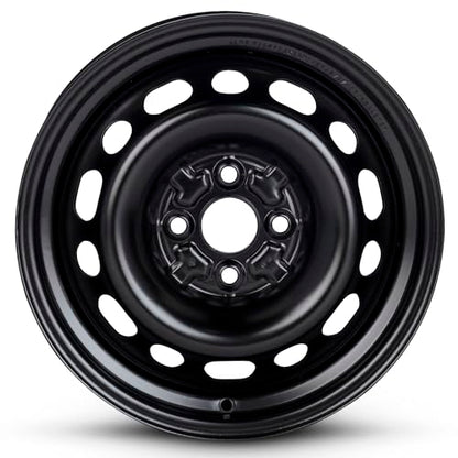 15x6 in Steel Wheel Rim 4 Lug 100mm 45mm Offset 54mm CB| Powder-Coated Black finish Fits 2004-2006 Scion xB | New OEM Replacement | 4261152120 - size: 15x6 inch - xB