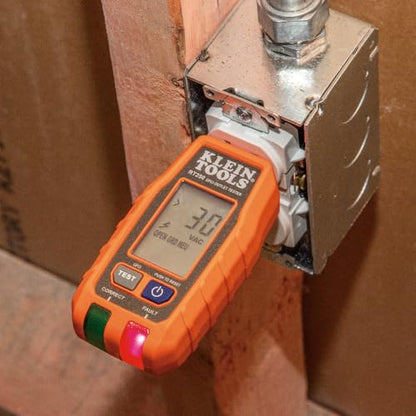 Klein Tools 69355 Digital Multimeter Premium Electrical Test Kit with Non-Contact Voltage Tester, Receptacle Tester, Test Leads - style: Premium Tester 3-Piece Kit