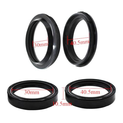 Motorcycle Fork Oil Seal Kit Compatible with Kawasaki KE100 1976-2001