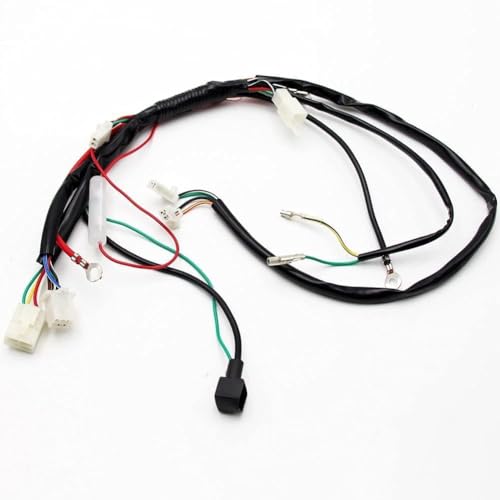 PRO BAT 50cc 70cc Pit Dirt Bike Wiring Harness Kit 5-Pin AC CDI Box - color: Multicolored