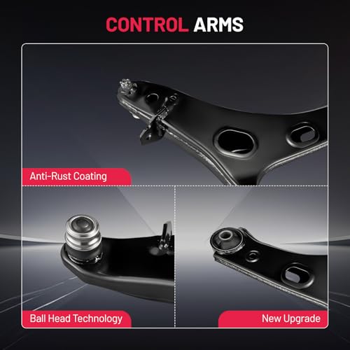 BDFHYK Front Lower Control Arm w/Ball Joint Assembly (Passenger Side) for Subaru Forester 2014-2018, OE K622856, High-Strength Forged Alloy Steel Suspension Replacement Part - size: K622856/1