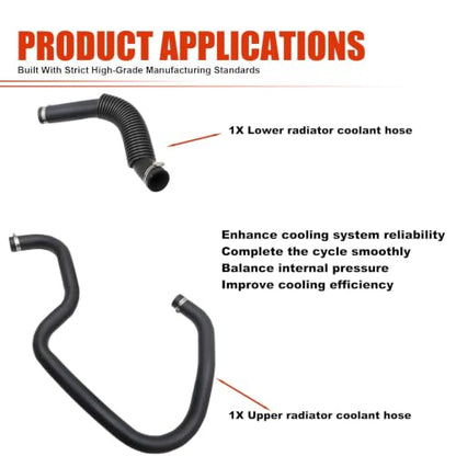 Engine Upper&Lower Radiator Coolant Hose Kit Replace 22827731 22827735