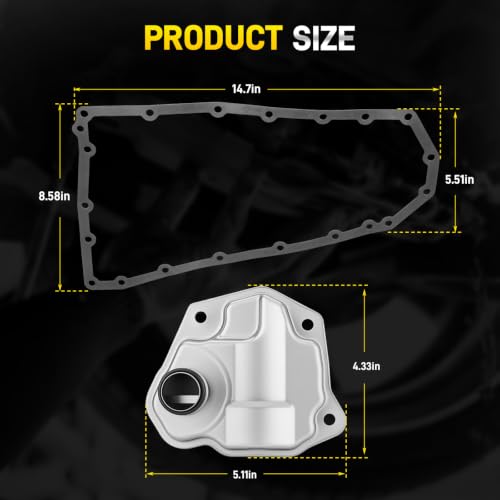 31728-1XF03 CVT Transmission Filter Oil Pan Gasket Kit 21 Holes - size: 31728-1XF03
