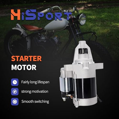 HiSport New Starter Motor 19612 12V 2Kw 9-Tooth 807383 809054 845640 845760 - color: 19612N