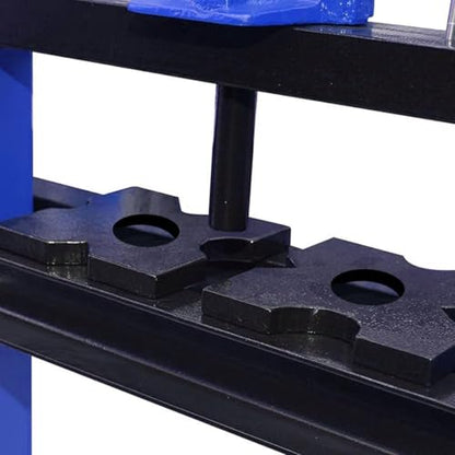 2 Pack Arbor Press Plate 20 Ton and 32 Ton Shop Press Plates AR400F Metal Material 1"X 5"X 5" H Frame Thickened Hydraulic Shop Press Plate Tool with 5 Notch - size: 1 x 5 x 5 inch