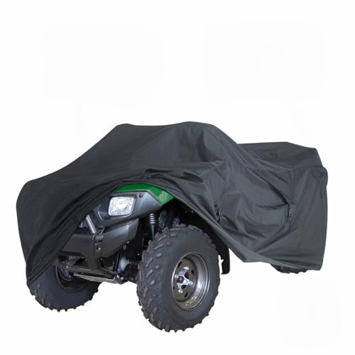 EliteShield Trailerable ATV Cover, Heavy Duty Waterproof Outdoor UV Protection Weatherproof 4 Wheeler Quad Cove for Polaris Kawasaki Yamaha Suzuki Honda Arctic Cat Can-Am, Fits up to 96" Long - size: Size 3: Fits up to 96" L