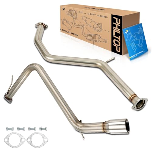 PHILTOP Cat-Back System Fit for 2017-2018 Toyota Corolla iM - size: 2017-2018 Toyota Corolla iM