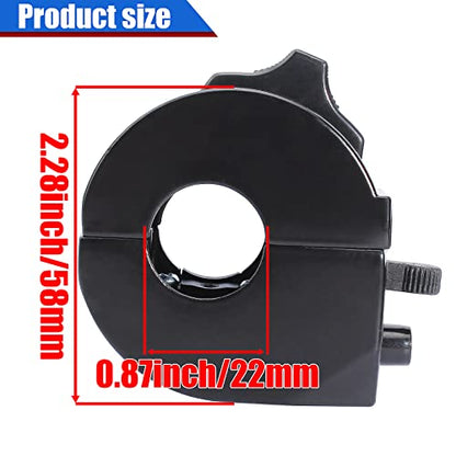 Control Turn Signal Horn Light Low High Beam Left Switch for Dirt Bike ATV Suzuki Yamaha Kawasaki Kymco Polaris Universal 520 450 530 500 wr wrf xr 600 650 dr drz 7/8inch Handlebar