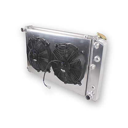 3 Row Kit Radiator Fan Assembly For Chevy Monte Carlo 83-87/ Blazer 73-85 - size: 64