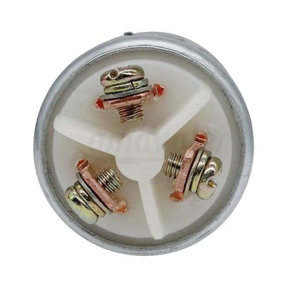 3 Wire Ignition Key Switch 3 Position Replacement Fit for Manco American Sportworks Carbide Zircon Helix Chinese Go Kart,UTV ATV Mower Tractor Forklift Truck Scooter.