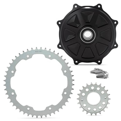 TOFR Belt Drive to Chain Drive Conversion Kit for Harley Touring 2009-UP - size: 22T+48T