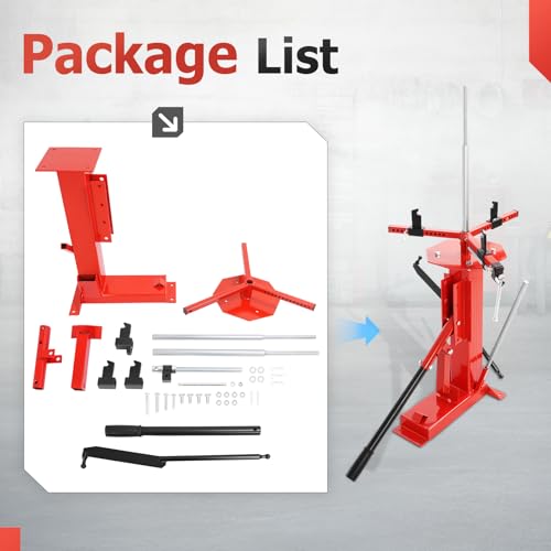 Multifunctional Manual Tire Changer for 4" to 16.5" Tires, Portable