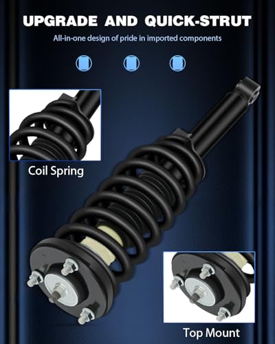 ECCPP Complete Struts Spring Assembly Front Fit for Kia Sorento 2003-2009 - size: 171110 171109