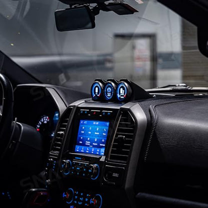 Digital 3-Ring Instrument Cluster Gauge Panel for Ford F150