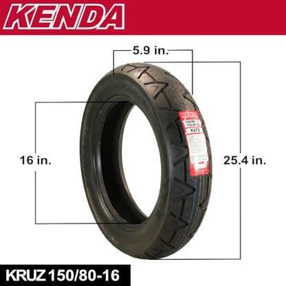 Kenda Kruz K673F 150/80-16 Front Motorcycle Tire - size: 150/80-16 71H