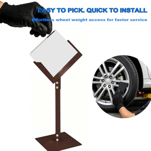 1/4 Oz. Stick on Wheel Weights, 715pcs/11 LBS/Roll, Black - color: Black