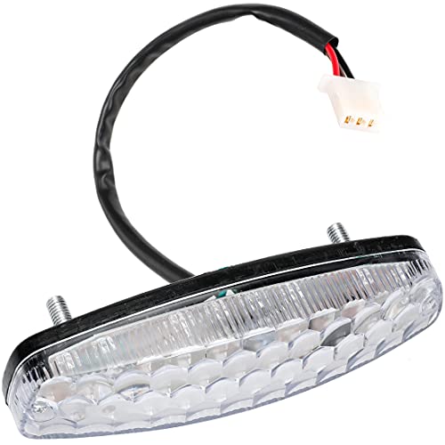 FVRITO 12V Front Head Light Lamp and Rear Brake Tail light for 50cc 70cc 90cc 110cc 125cc Taotao 110B Coolster 3050C Vitacci HAWK Peace Roketa Sunl BMS RPS Raider 6 ICEbear Chinese Quad ATV 4 Wheeler
