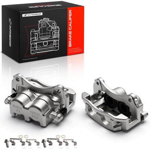 A-Premium Front Left and Right Side Disc Brake Caliper with Bracket - style: Front Driver and Passenger