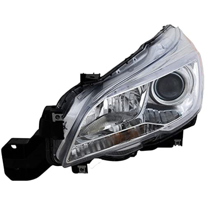 PartsFlow Halogen Headlight Chrome Housing Headlamp Left Driver Side For 2015 2016 2017 Subaru Legacy For 2015 2016 2017 Subaru Outback - color: Chrome Housing Left Side