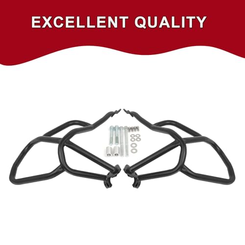 Worldmotop Engine Guard Highway Crash Bars Replacement for Kawasaki Klr650 KLR 650 KL650E 2008-2018 (Front)