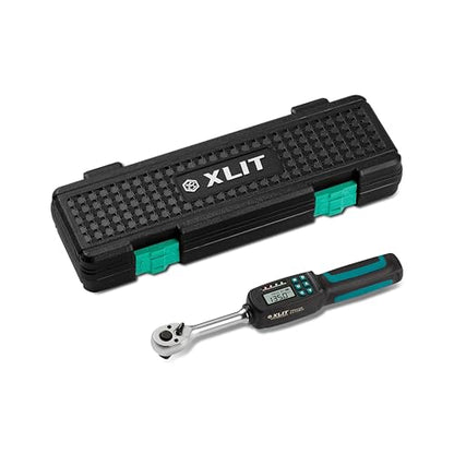1/2" Digital Torque Wrench 2.9-99.6 ft-lb/4-135 Nm, ±2% Accuracy, LED & Buzzer Alerts, 4 Units, Industrial CR-V Steel, Calibration Report & Protective Case for Car, Motorcycle, Bike Repair - size: 1/2", 2.9-99.6 ft-lb (4-135 Nm)