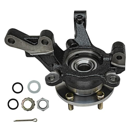 Detroit Axle - Front Steering Knuckles and Wheel Hub Bearings Lower Control - size: 4CU47797/4PC