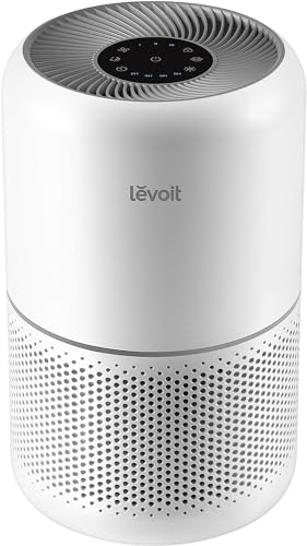 Levoit Air Purifier for Home Pets Hair Allergens in Bedroom Quiet Purifiers - color: White, style: Core 300-P 1Pack